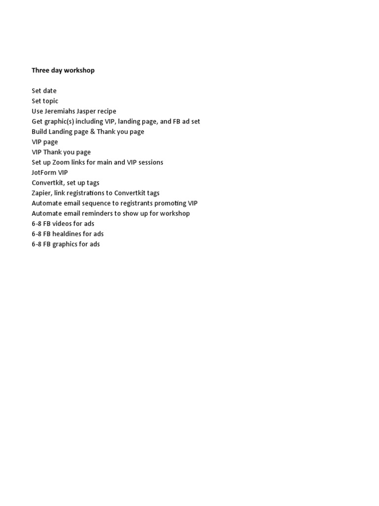 Workshop Setup and Marketing Plan | PDF | Career & Growth | Business