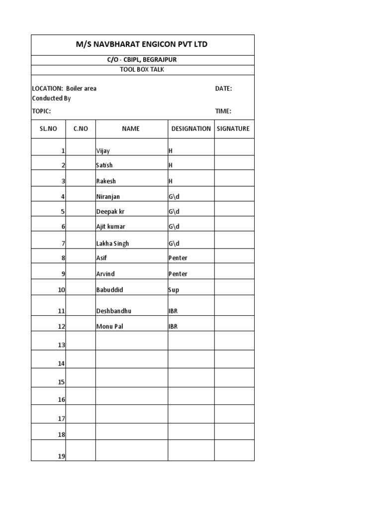 Tool Box Talk 5 032642 PDF