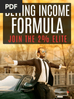 Betting Income Formula PDF