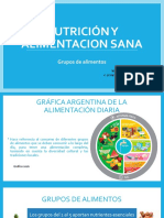 Grupos de Alimentos. ALIMENTACION SANA. 2023