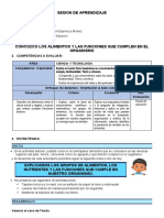 Sesion de Aprendizaje CT Los Alimentos