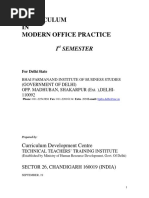 Modern Office Practice Curriculum PDF