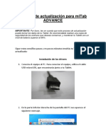 Manual Actualización Mitab ADVANCE 4.4.2 PDF