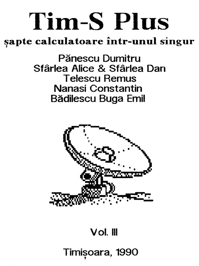 【maaasa】 1990 - TIM-S Plus - Alb-Negru - 600dpi PDF | PDF