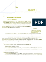 Economia Unidad 1 Primer Parte PDF