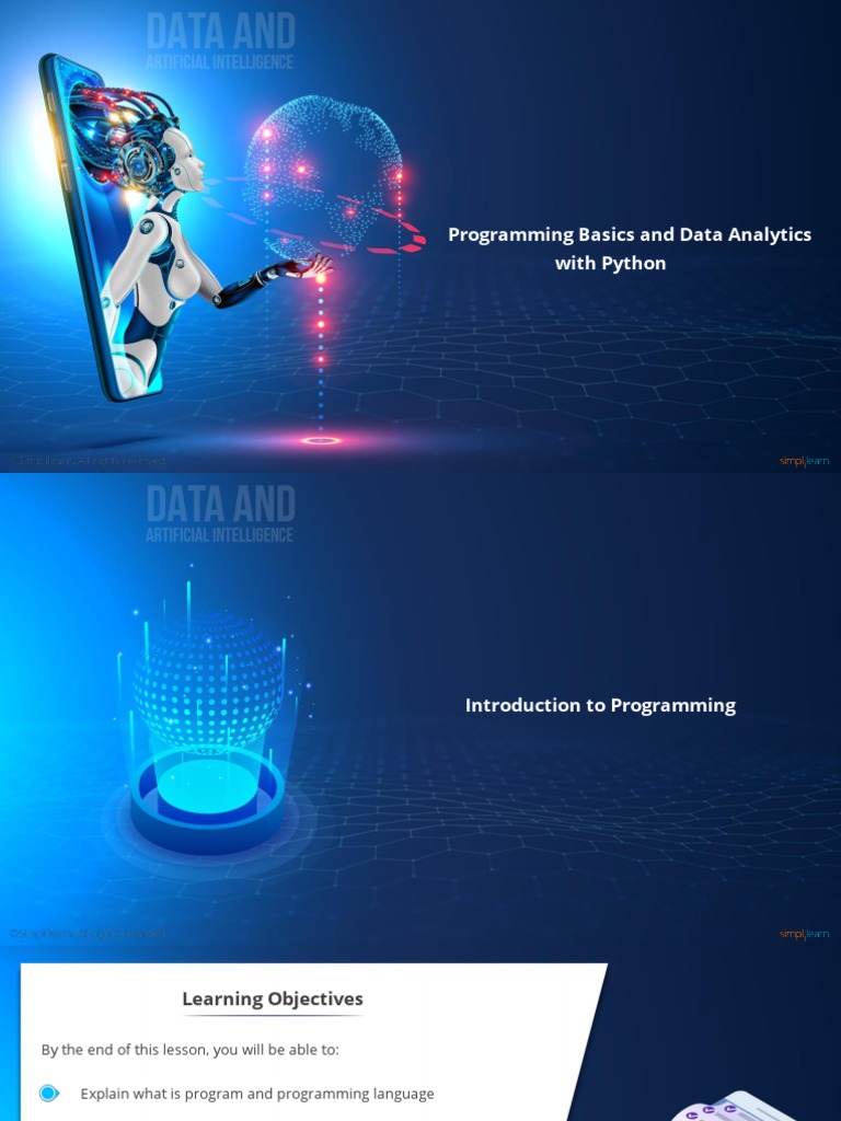 Python Programming Basics & Data Analytics | PDF | Computer Programming ...