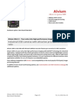 Alvium 1800 U-501m NIR Bare-Board Standard DataSheet en PDF