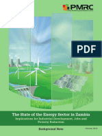 The State of The Energy Sector in Zambia