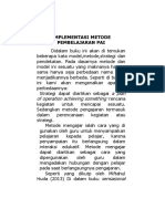 (Mia) Implementasi Metode Pembelajaran Pai