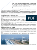Brasil lidera mercado sul-americano de energia eólica e aproveita potencial do Nordeste