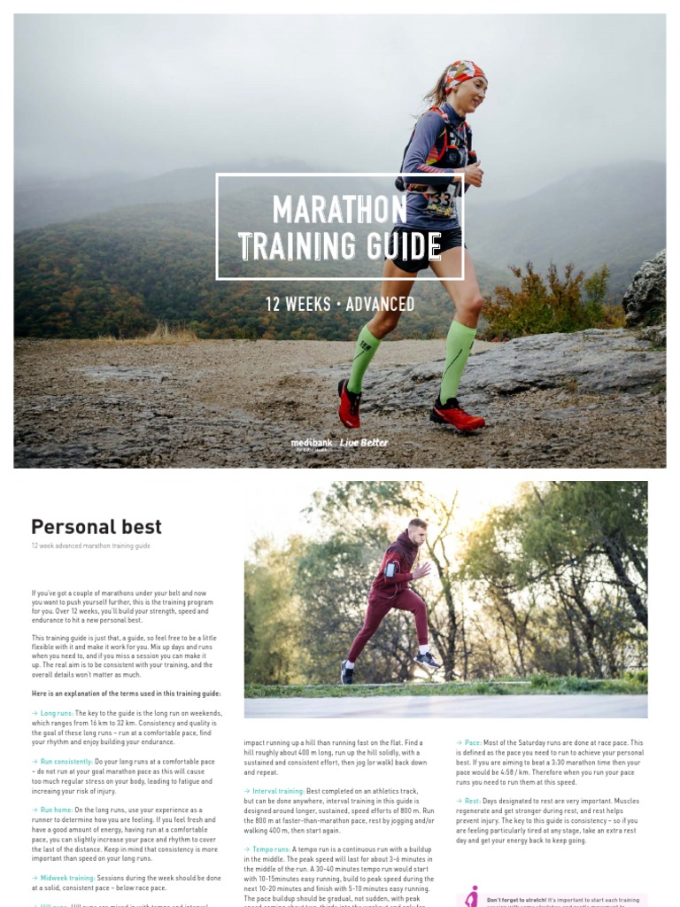 Advanced 12-Week Marathon Plan | PDF