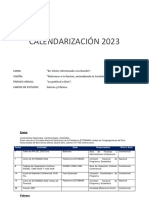 Calendarización POC 2023 PDF