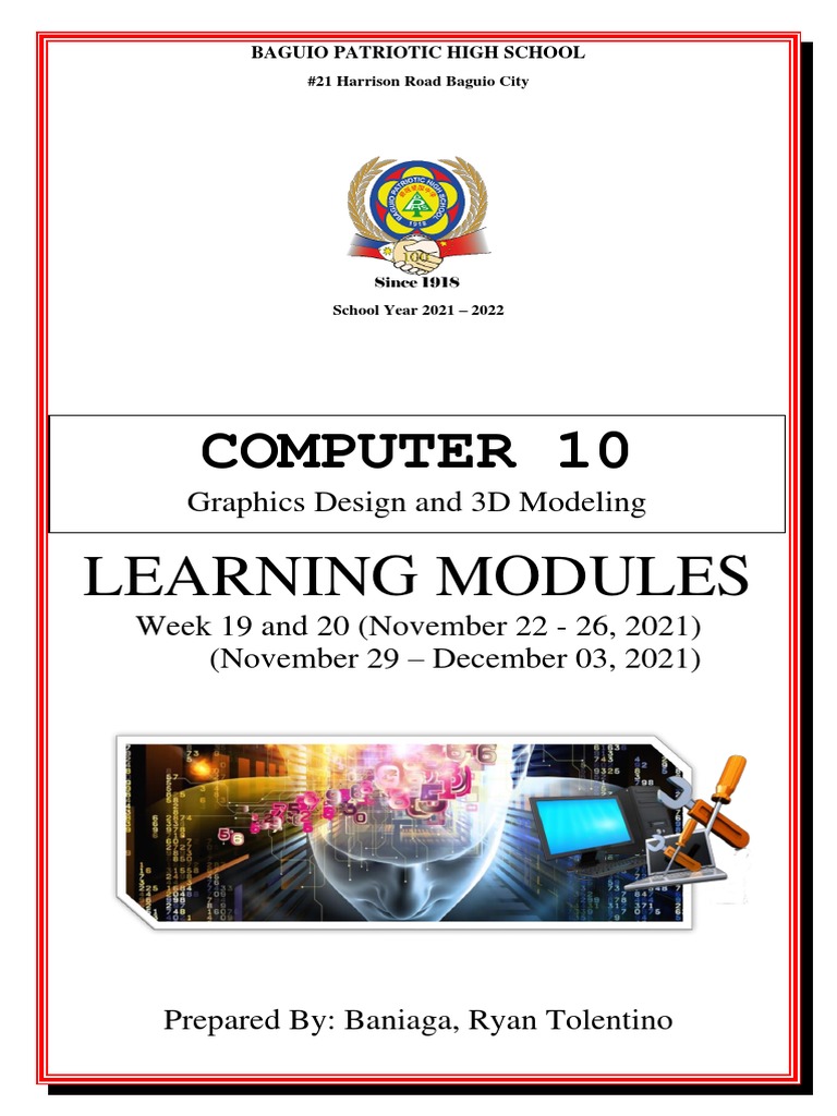 Module 10 For Grade 10 PDF | PDF | Adobe Illustrator | Graphics