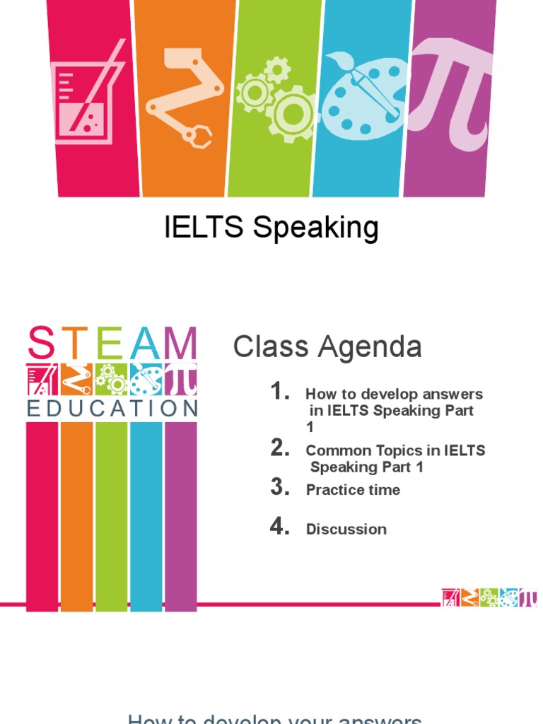 Ielts Liz Speaking Part 1