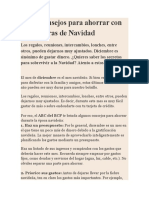 Cinco Consejos para Ahorrar Con Las Compras de Navidad