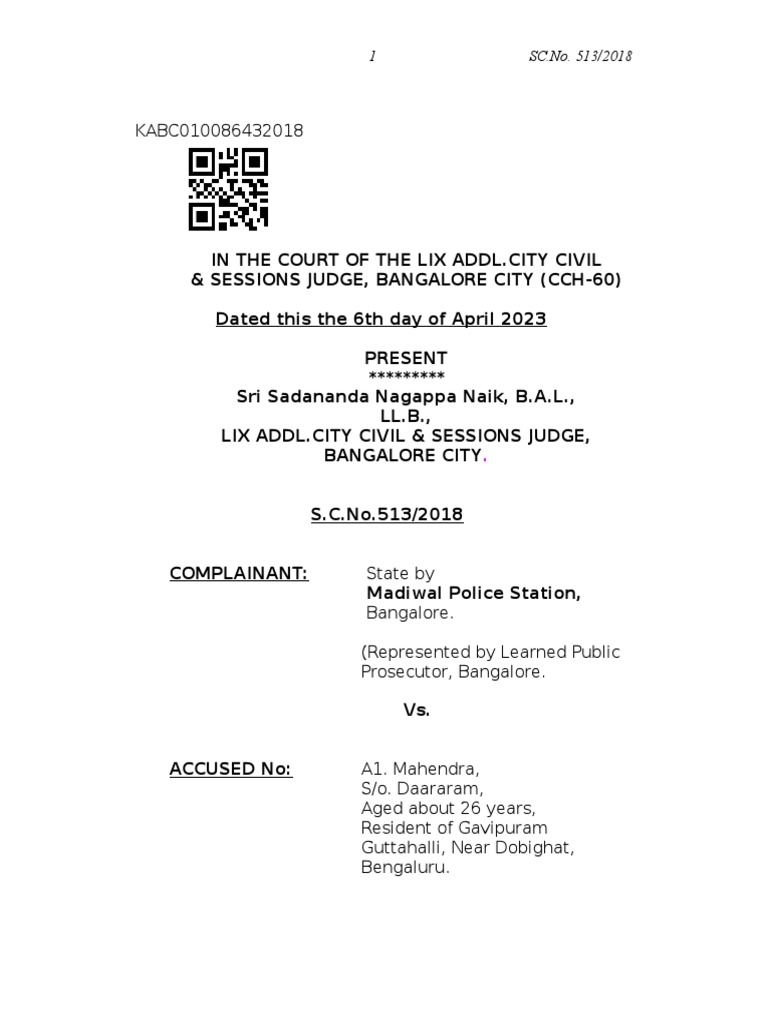 Criminal Case 3 | PDF | Social Science