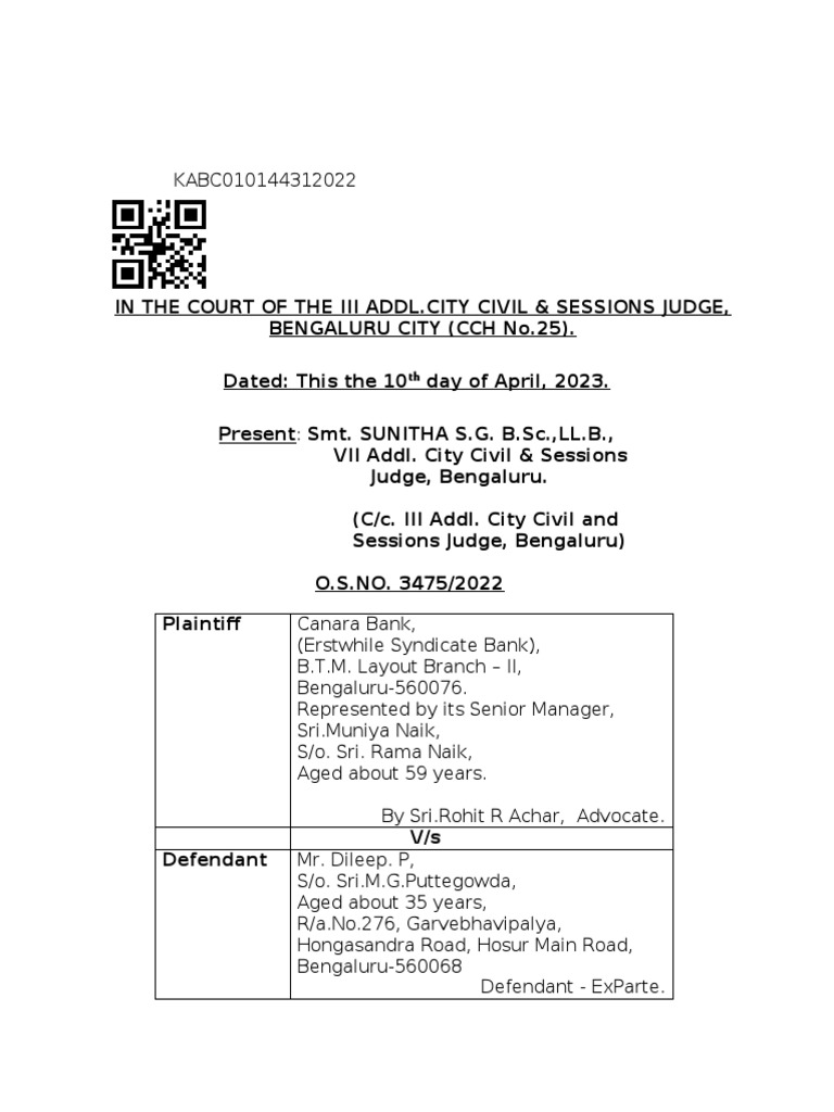 Civil Case 4 | PDF | Lawsuit | Interest