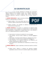 Categorías Gramaticales PDF