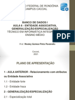 Generalização Especialização PDF