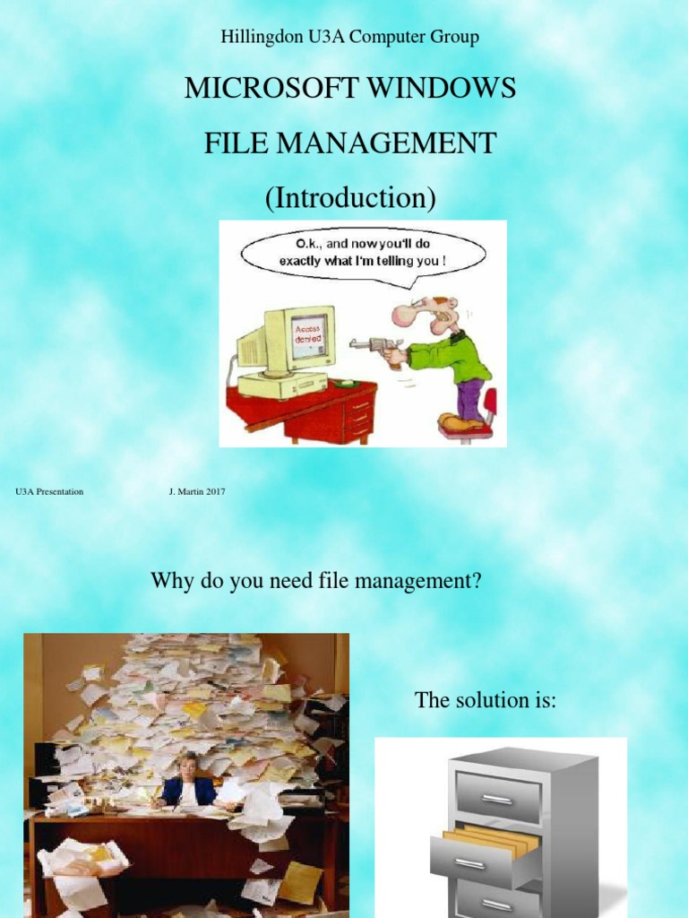 c7 Windowsfilemanagement PDF | PDF | Computer File | Information ...