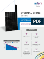 ETERNAL SHINE Monofacial PV Modules MBB P-Type PERC Half-cut