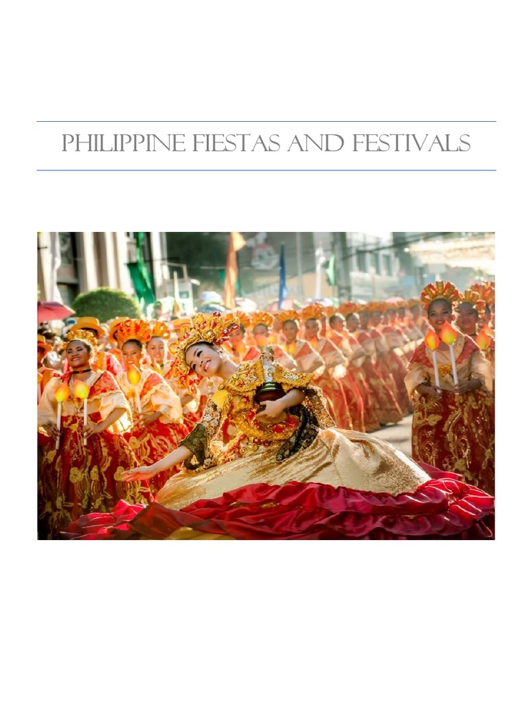 Fiestas And Festivals Pdf Pdf Entertainment Events Philippines