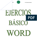 Ejercicios Básicos de Word PDF