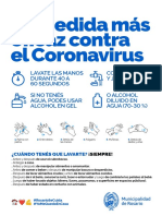Coronavirus Lavado Manos PDF