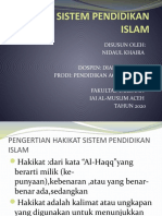 Hakikat Sistem Pendidikan Islam Nida