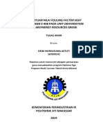 672tugas Akhir Dewi Nurkusuma Astuti (16TKM141) Fouling Factor (RD) PDF