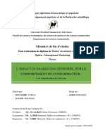 Memoire Marketing Sensoriel PDF