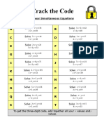 Linear Simultaneous Equations Crack The Code