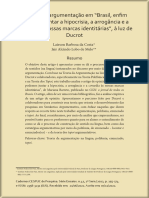 Polifonia e Argumentacao em Brasil Enfim Podemos J