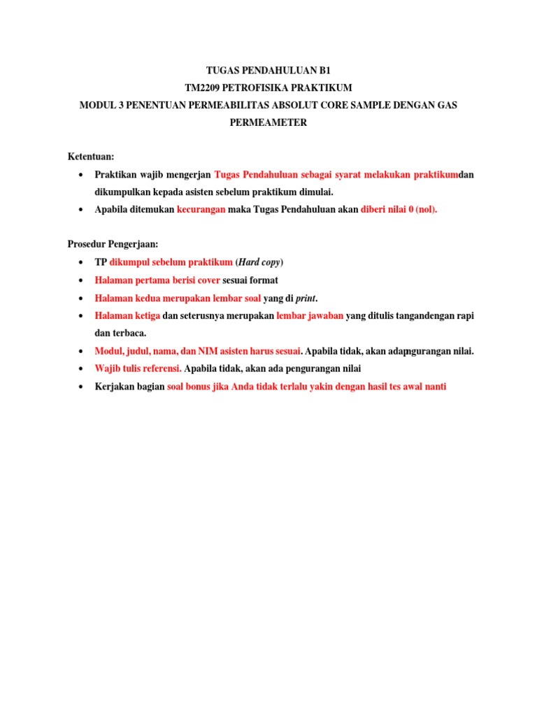 TUGAS PENDAHULUAN - MODUL 3 - Paket B1 PDF | PDF
