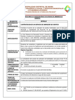 TDR - Contratacion de Un Servicio de Un Aminador PDF