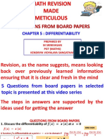 Board Questions - Differentiability