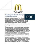 McDonalds (Case Study)