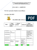 1.planificare Anuala Grupa Mica Albinute PDF