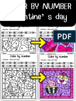 Color by Number Valentine's Day I KATTRIS PDF