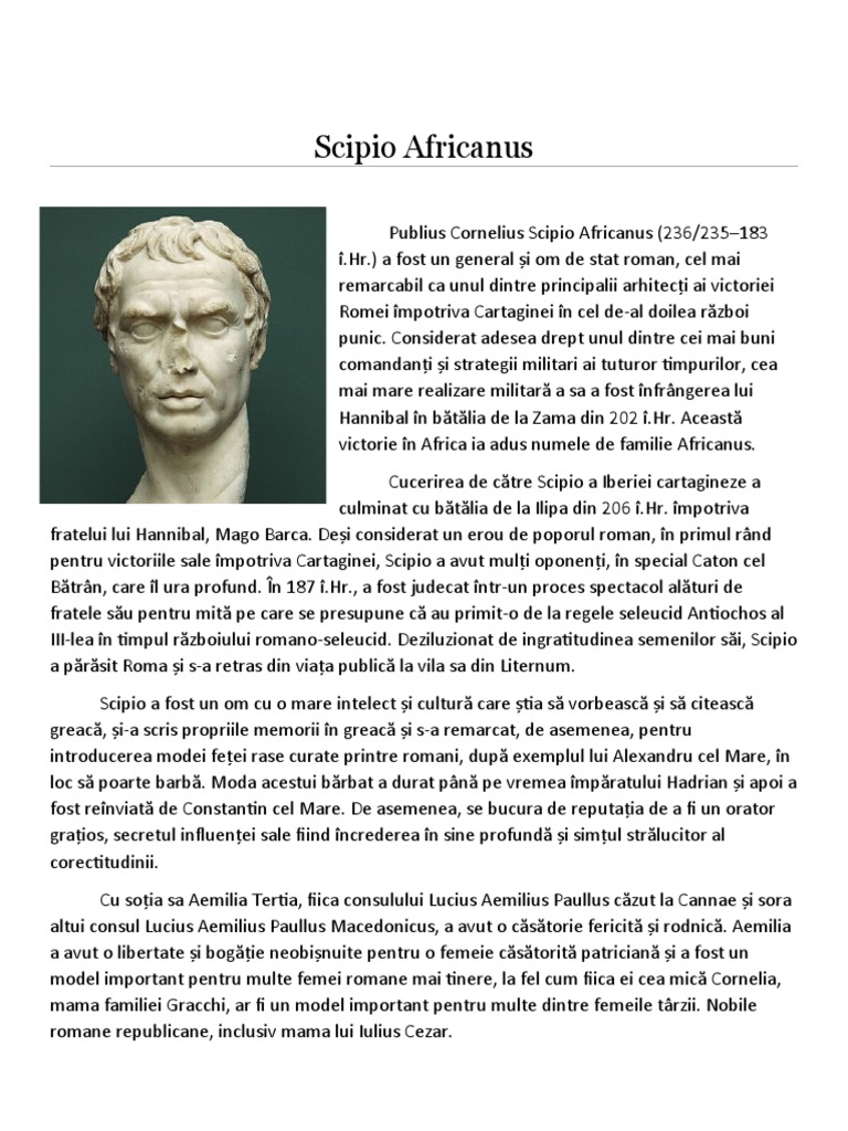 Scipio Africanus | PDF