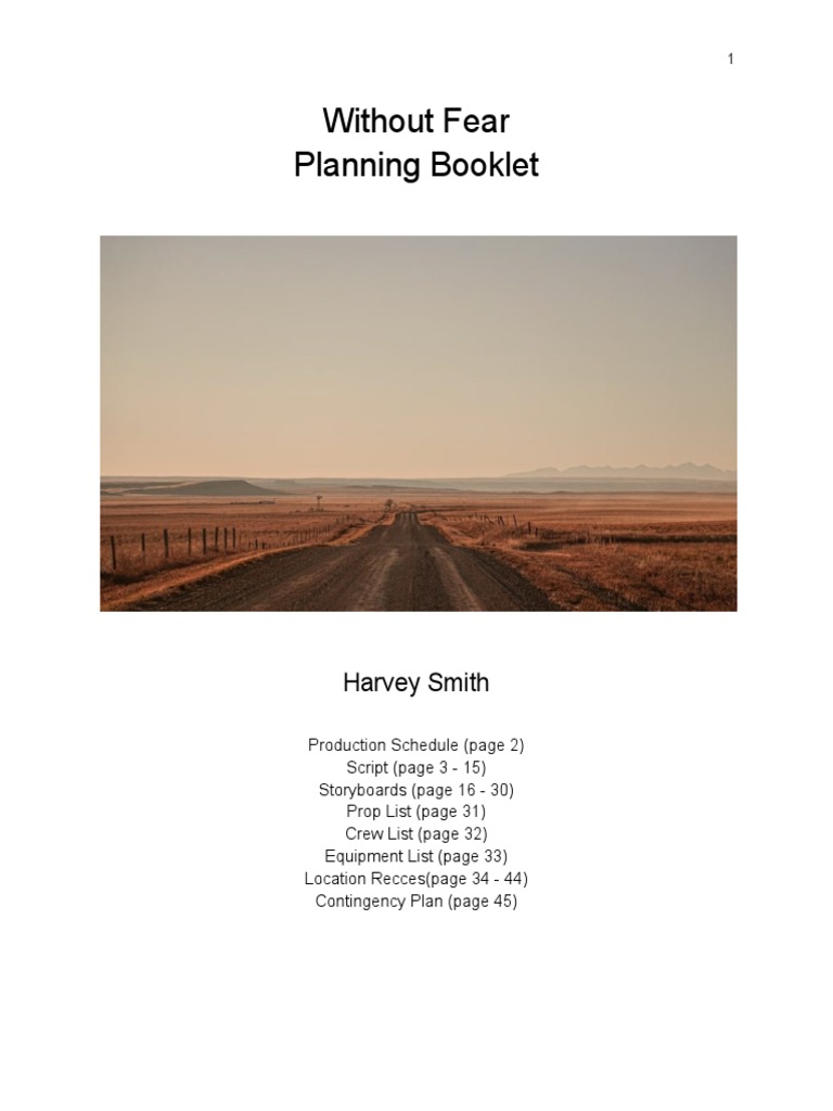 Planning Booklet | PDF