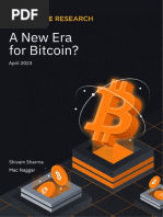 A New Era For Bitcoin