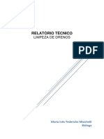 Relatório Técnico Limpeza de Valas PDF