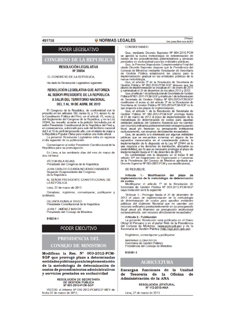 Ley 30004 | PDF