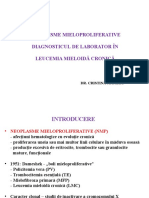 Dg. LMC. Neoplasme Mieloproliferative