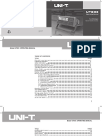 Ut803 English Manual PDF
