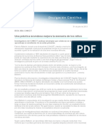 Template Gacetillas Una Practica Novedosa Mejora La Memoria PDF