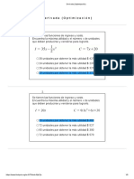 Actividad de La Semana 6 Derivada (Optimización) PDF