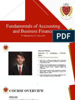 Fundamentals of Accounting and Business Finance 3.27.21