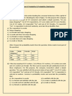 Assignment 6 Probability & Probability Distribution PDF